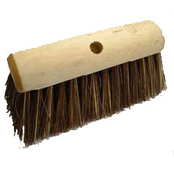 Stiff yard broom