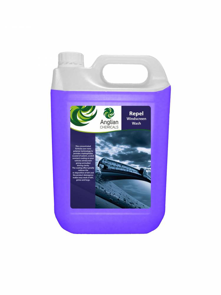 Repel screen wash