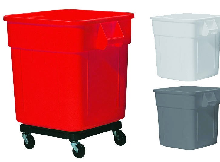 140 Litre square wheeled bin container