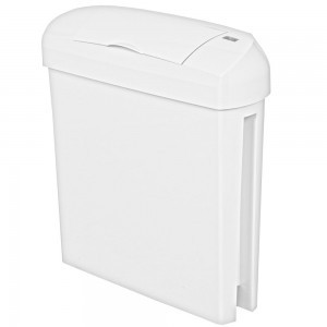 23 Litre White Sanitary Bin