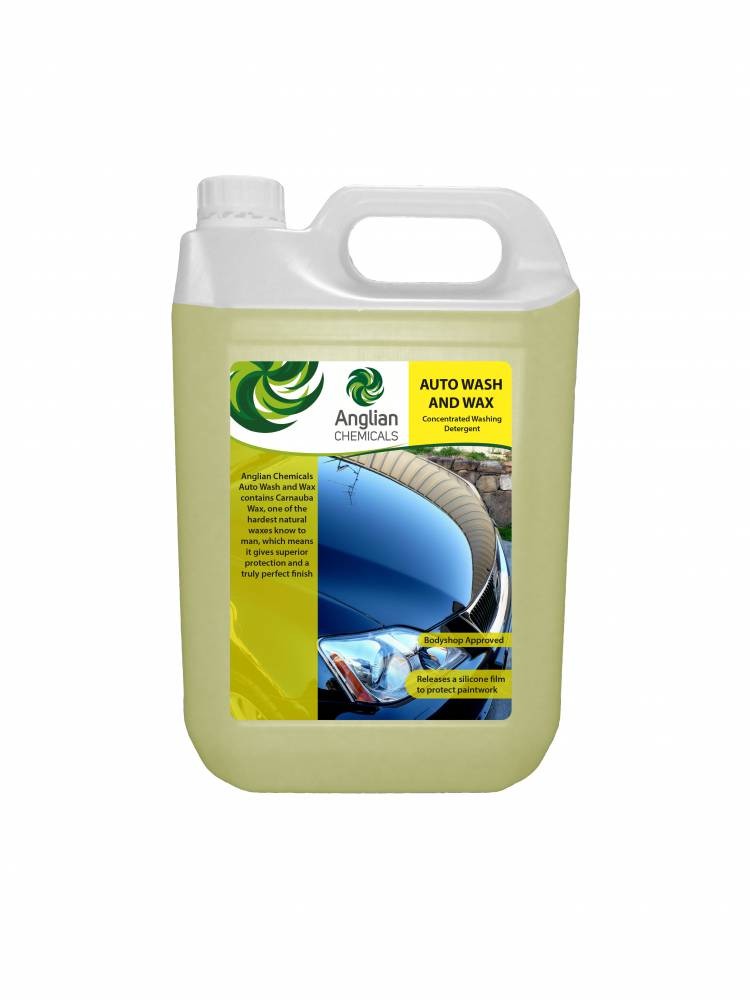 Auto Wash 'n' Wax Shampoo, Vehicle shampoo from Anglian Chemicals