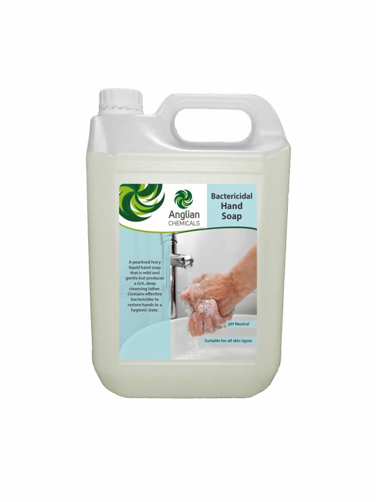 Bactericidal Hand Soap Kills 99.9% Bacteria - 5 Litre