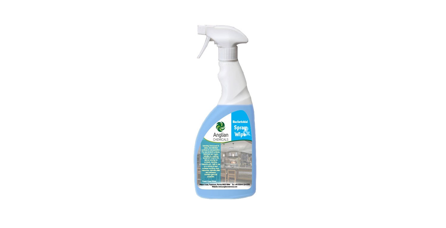 Bactericidal Spray & Wipe with fragrance