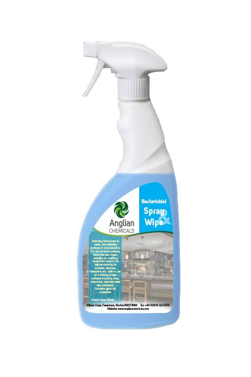 Bactericidal Spray & Wipe with fragrance