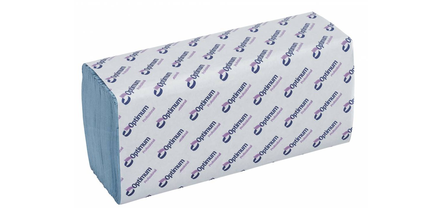 Blue 1 Ply Interfold Hand Towel
