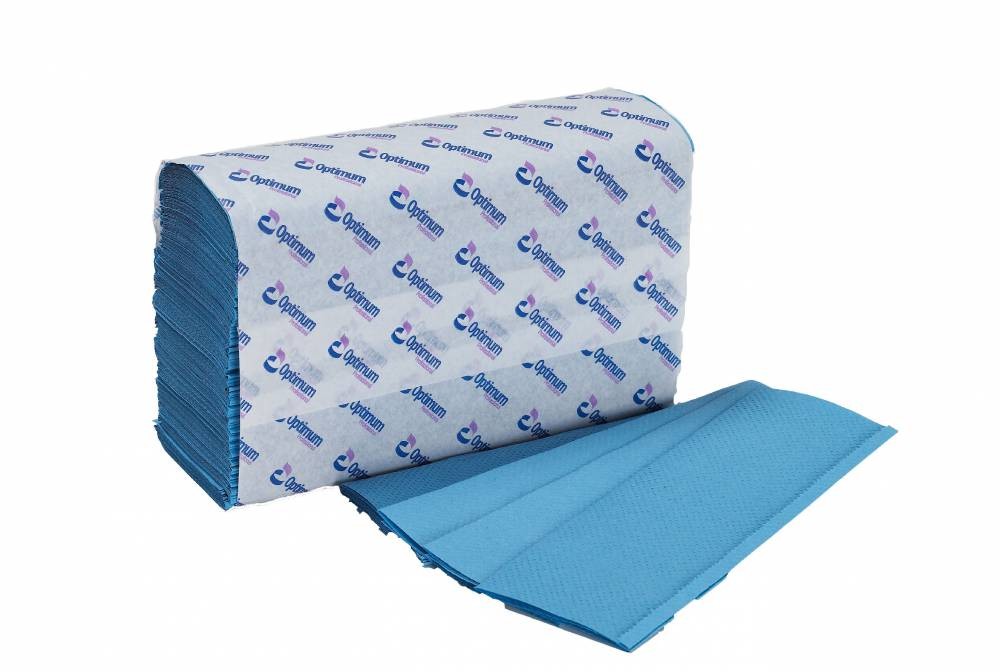 Blue 1 Ply Z-Fold Hand Towel