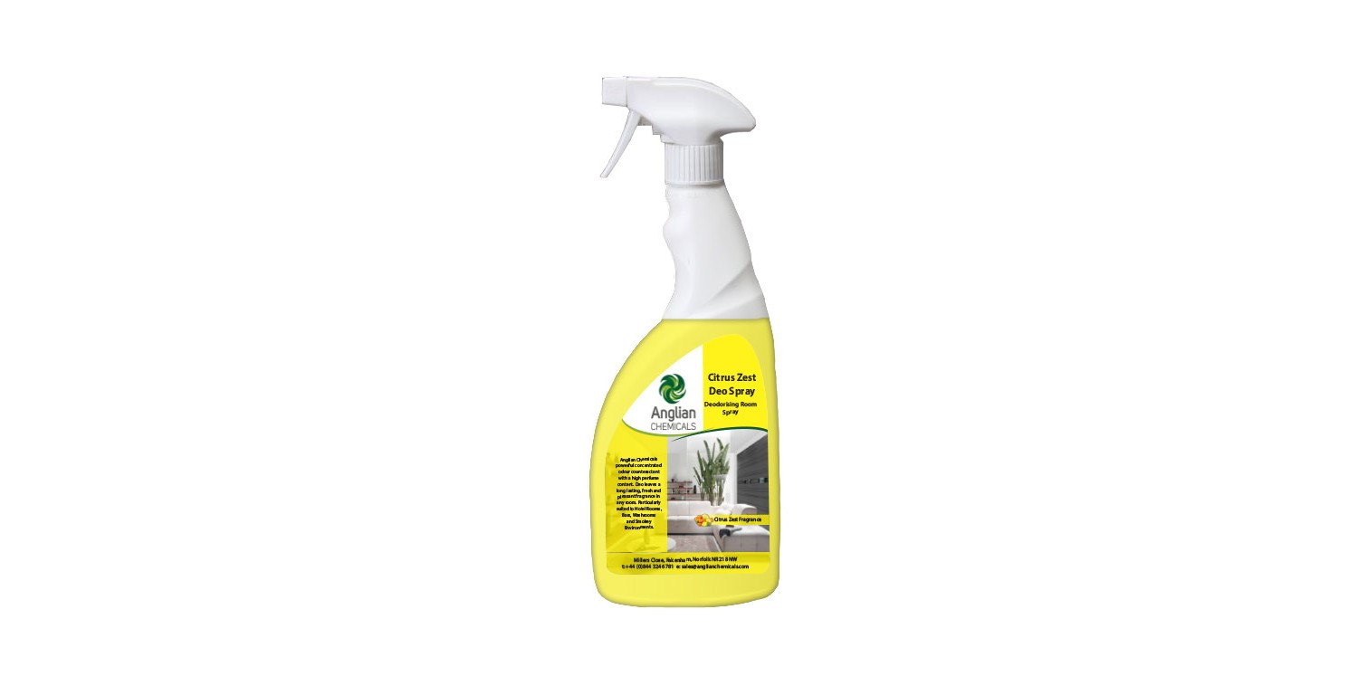 Deodorising Room Spray - Citrus Zest fragrance