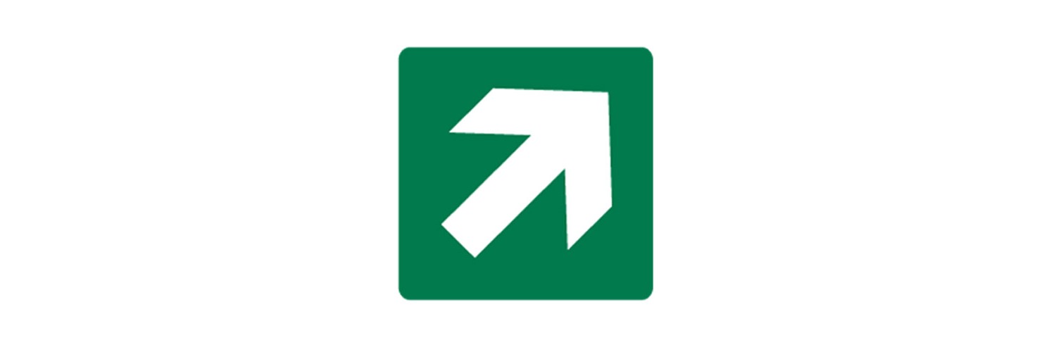 Directional Arrow PPE Sign