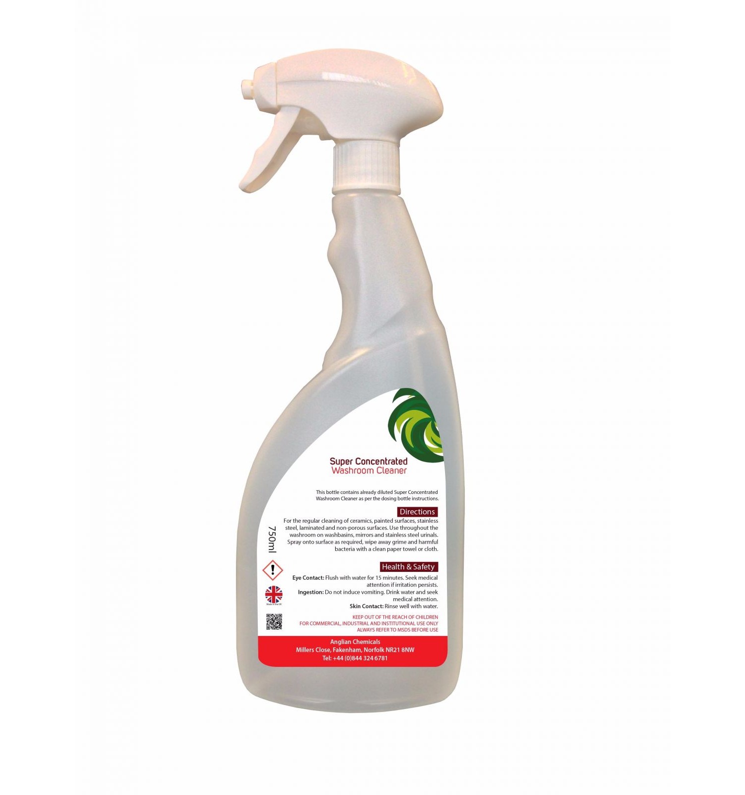 DOSY003 - Empty 750ml Trigger Bottle & Spray Head