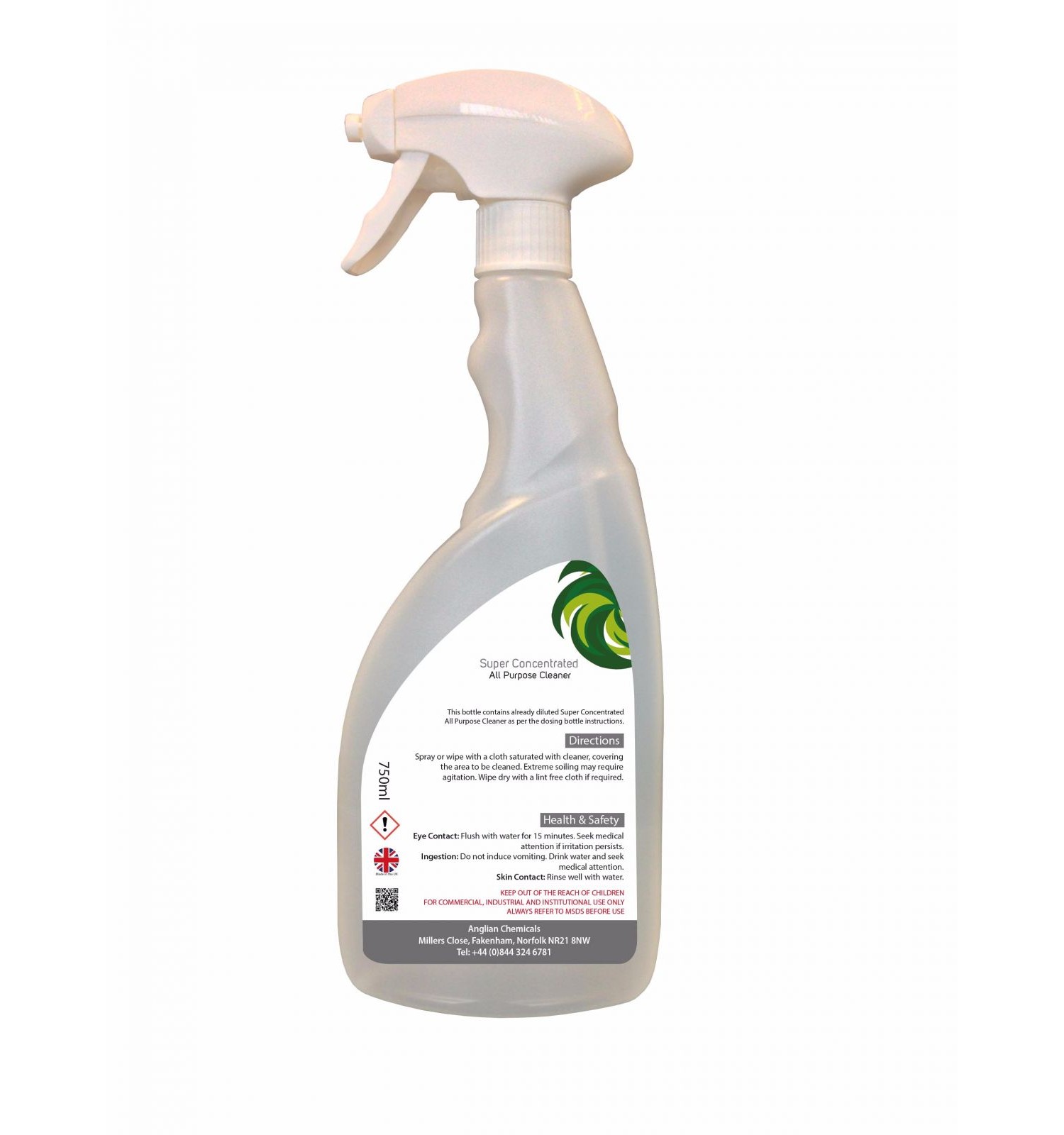 DOSY004 - Empty 750ml Trigger Bottle & Spray Head