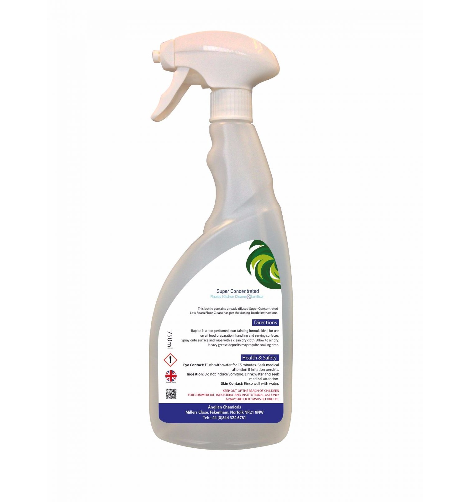 DOSY007 - Empty 750ml Trigger Bottle & Spray Head