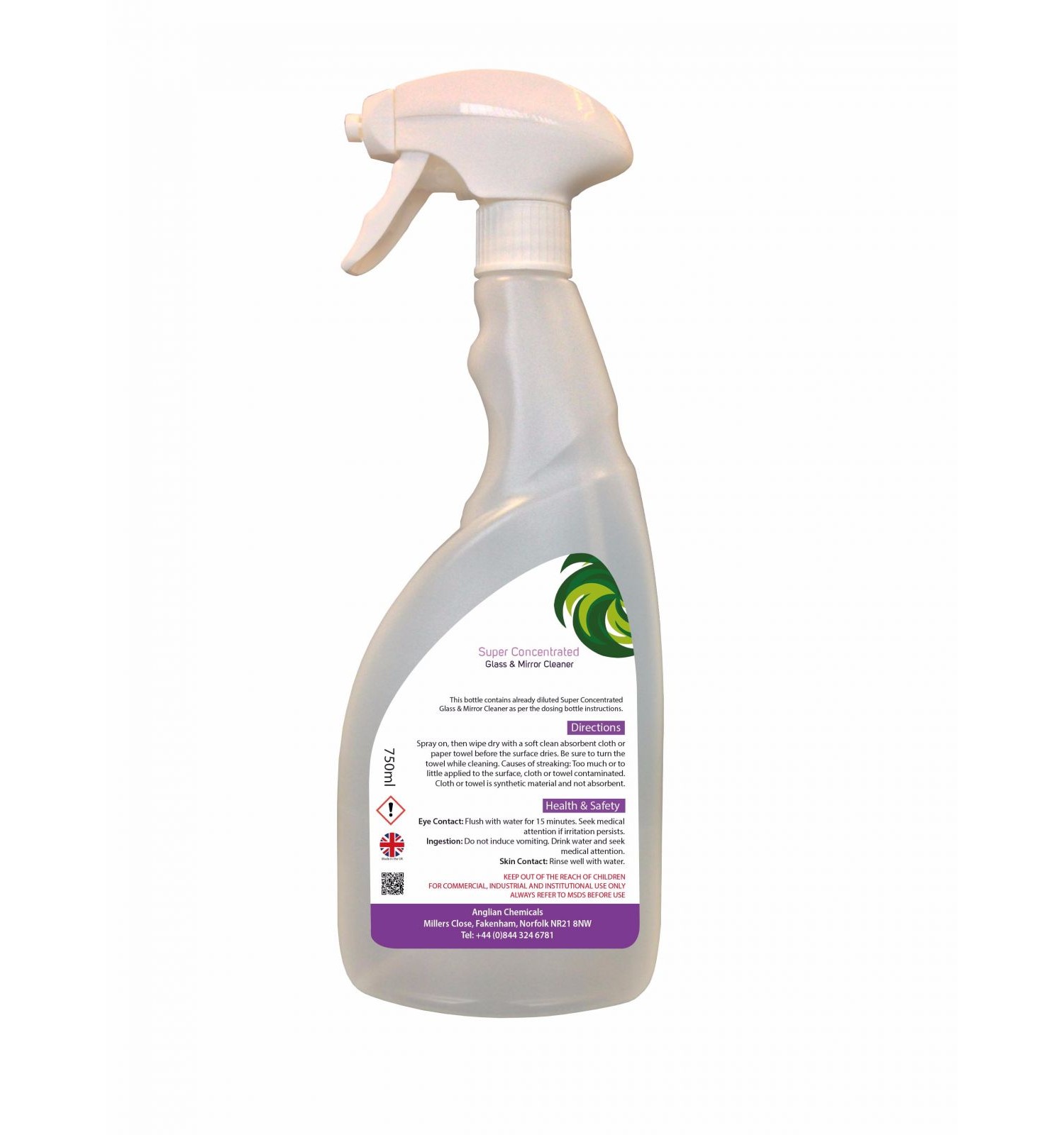 DOSY009 - Empty 750ml Trigger Bottle & Spray Head
