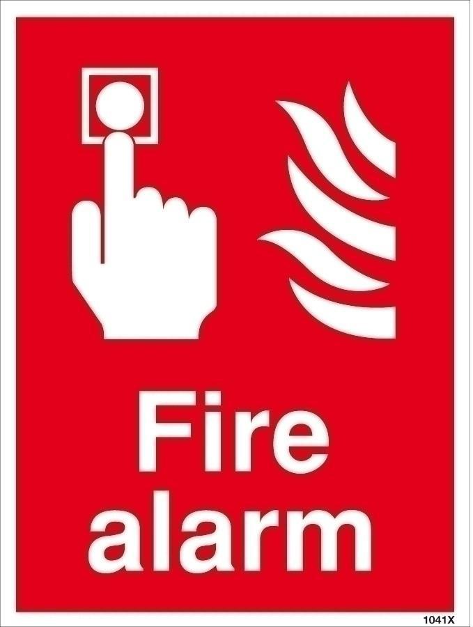 Fire Alarm PPE Sign