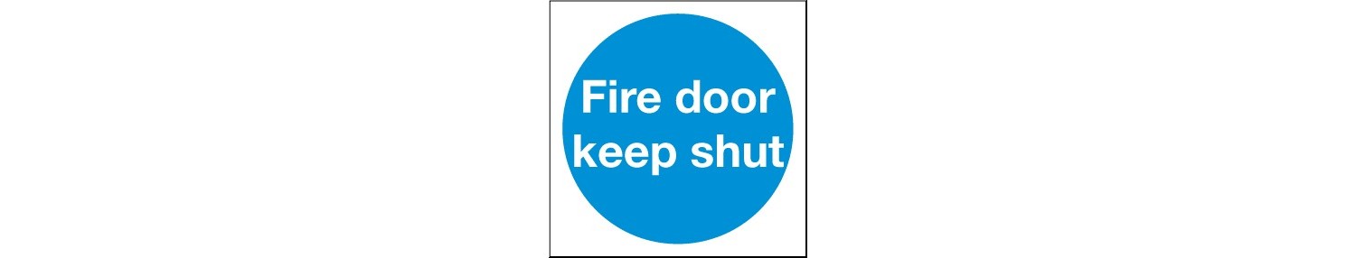 Fire Door Keep Shut - PPE Sign