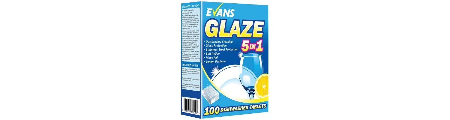 Glaze 5 in 1 Dishwash Tablets