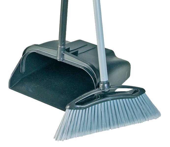 Long handle lobby dustpan