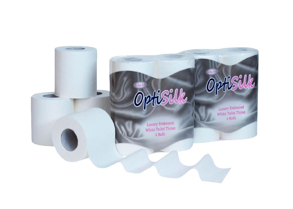 Optisilk Silver 2 Ply Luxury Toilet Roll