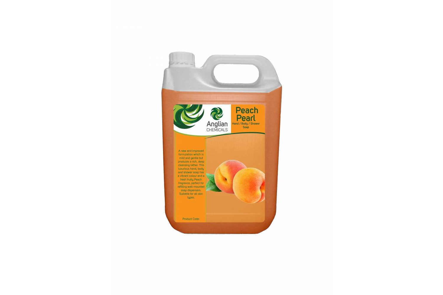 Peach Pearlised Hand & Body Soap - 5 Litre