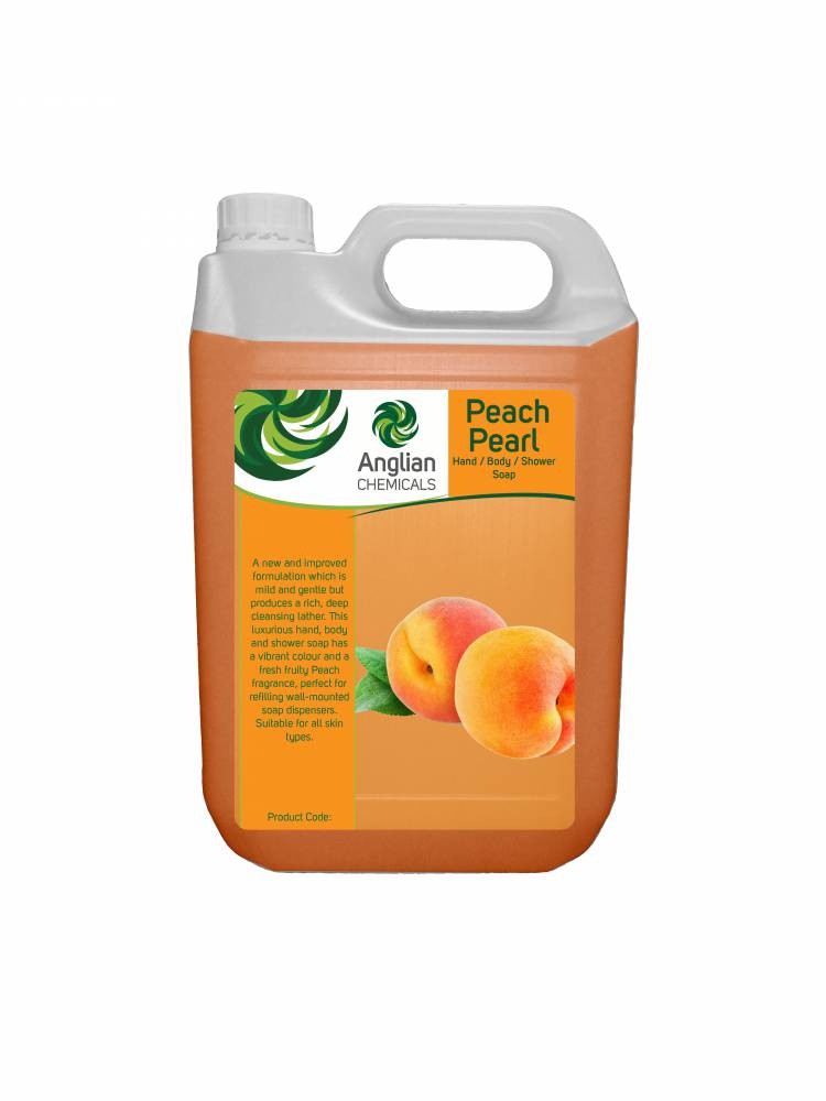 Peach Pearlised Hand & Body Soap - 5 Litre