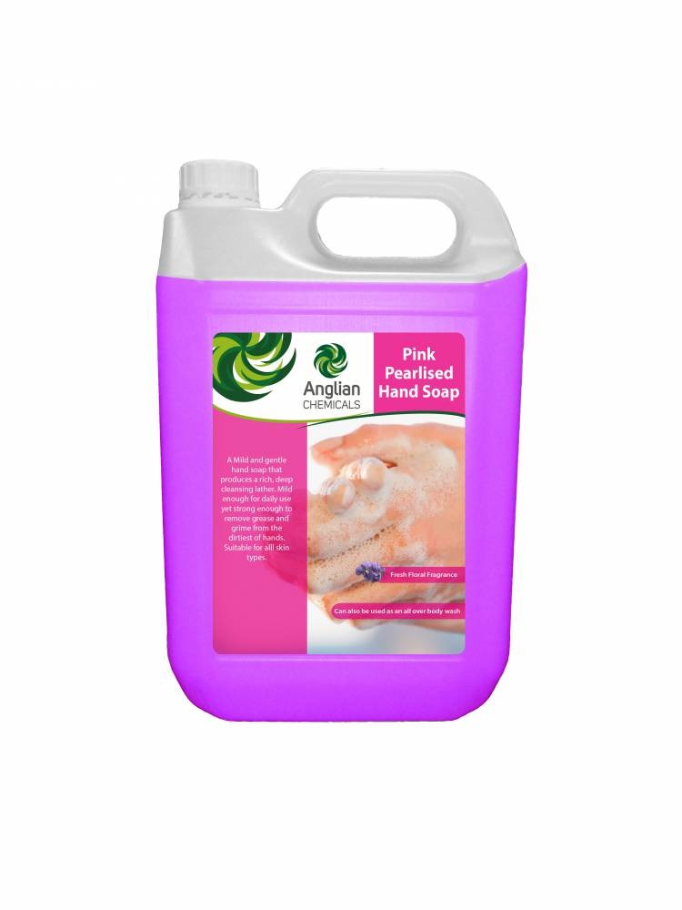 Pink Pearlised Hand & Body Soap
