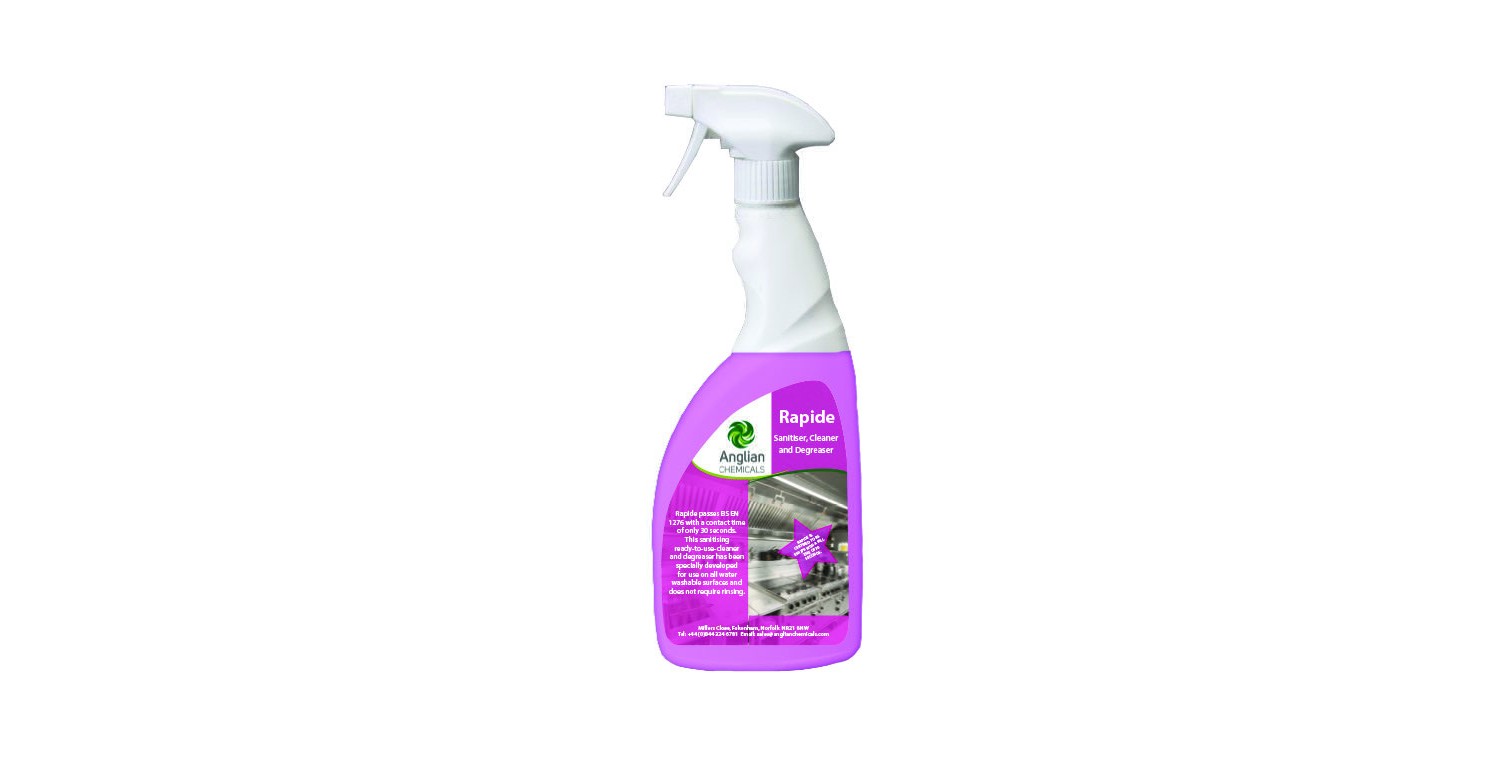 Rapide - 24 day anti-microbial surface sanitiser - 750ml Ready To Use