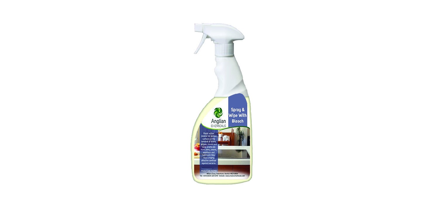 Spray & Wipe with Bleach