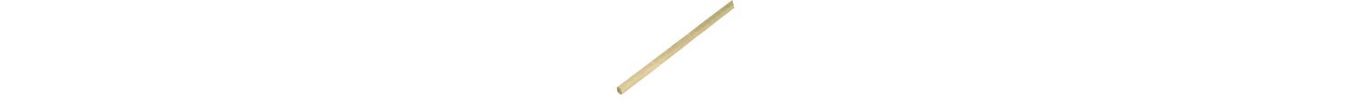 Threaded wooden handle
