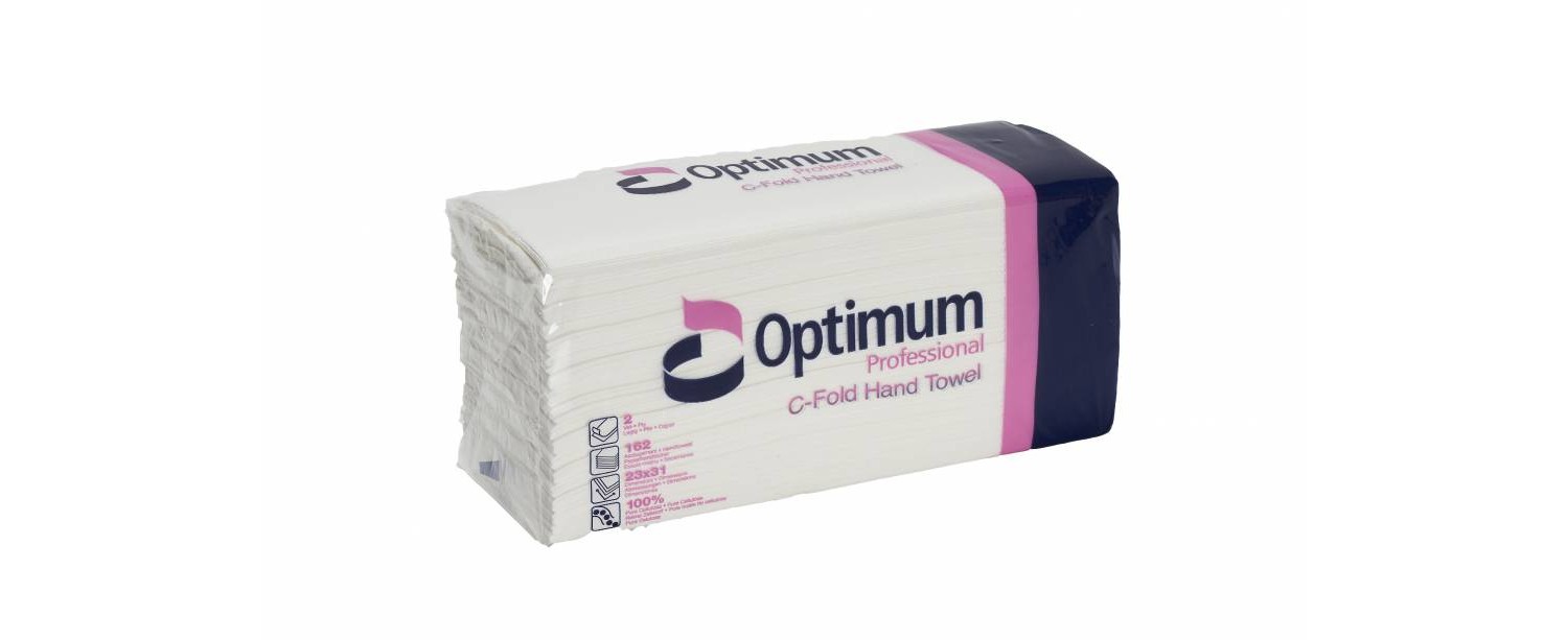 White 2 Ply Hand Towel
