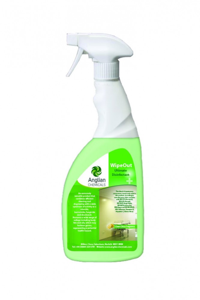 WipeOut Ultimate Disinfectant - 750ml - Ready To Use