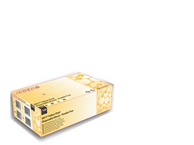 Yellow Vinyl Gloves - Powder Free